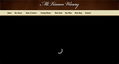 Desktop Screenshot of mtvernonwinery.com